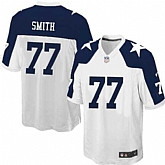 Nike Men & Women & Youth Cowboys #77 Tyron Smith Thanksgiving White Team Color Game Jersey,baseball caps,new era cap wholesale,wholesale hats